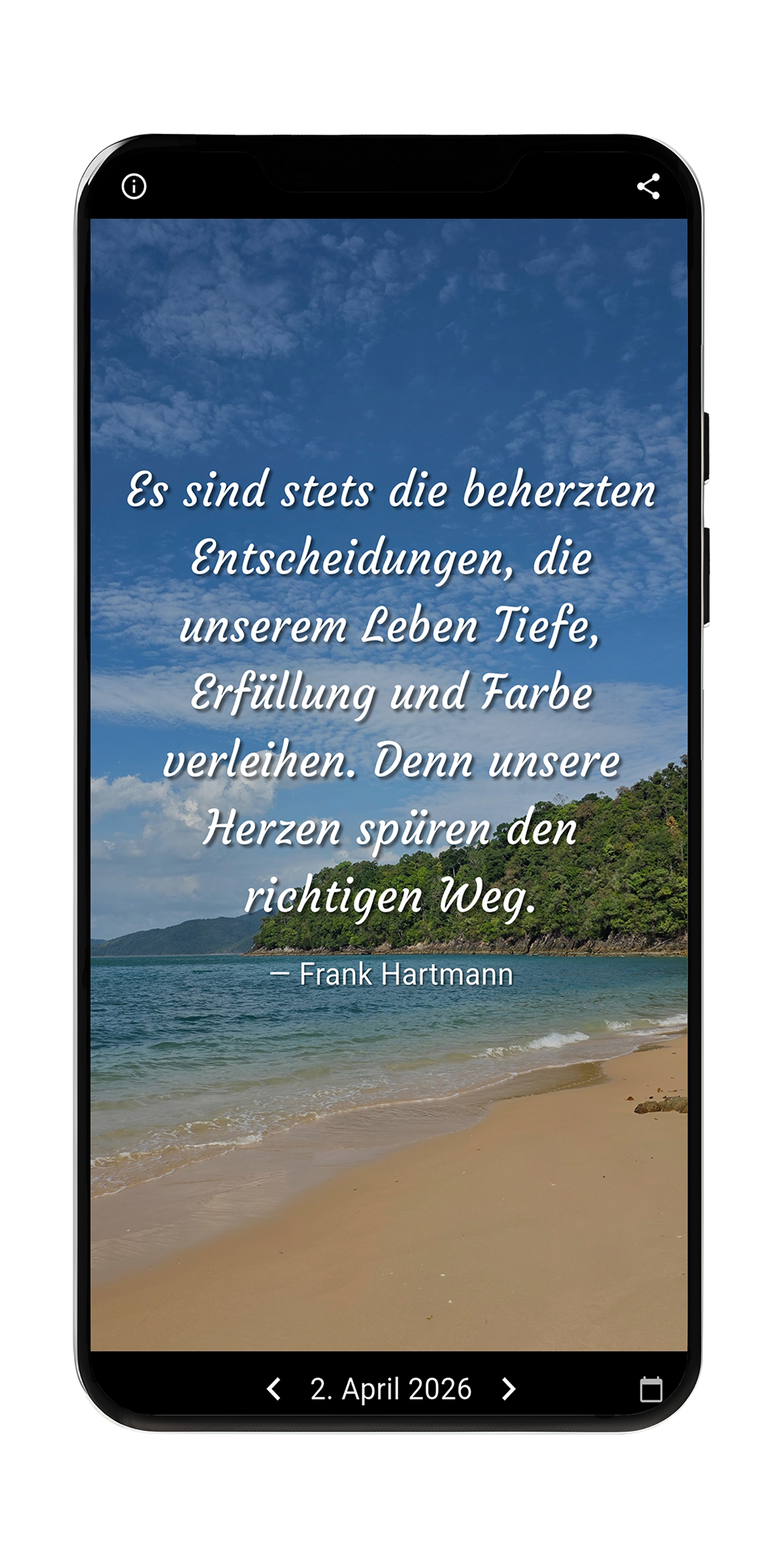 Sceenshot der WIZDOM 4 TODAY App
