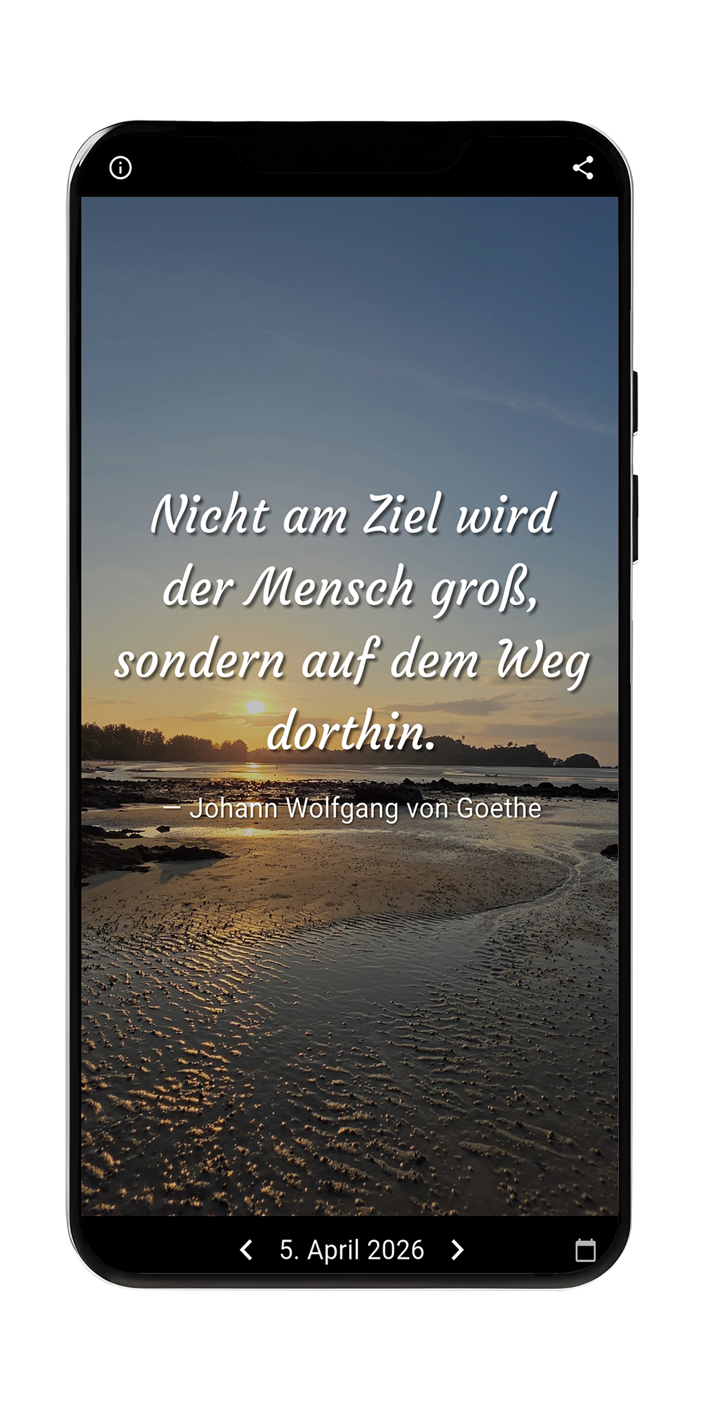 Sceenshot der WIZDOM 4 TODAY App