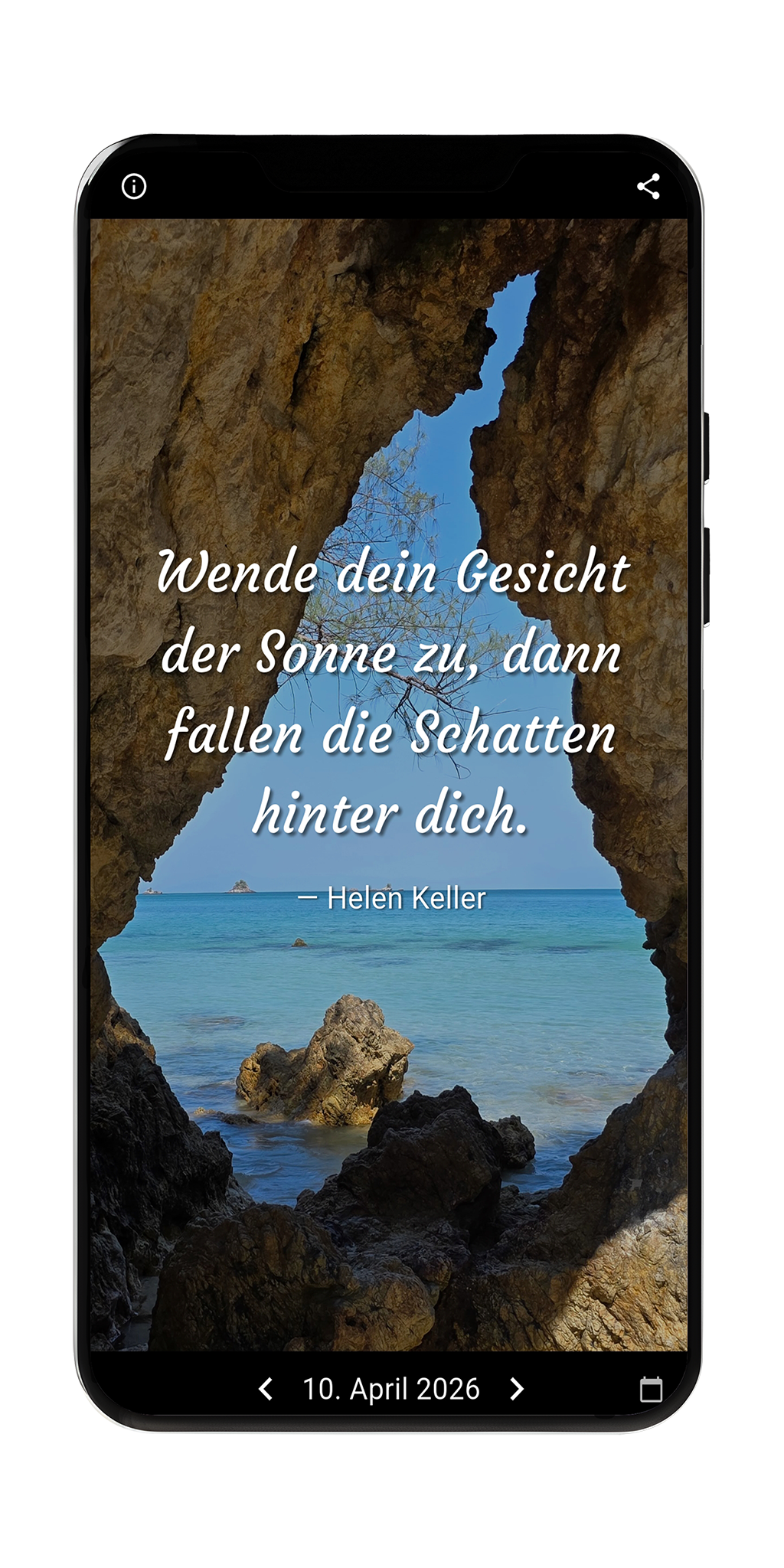 Sceenshot der WIZDOM 4 TODAY App